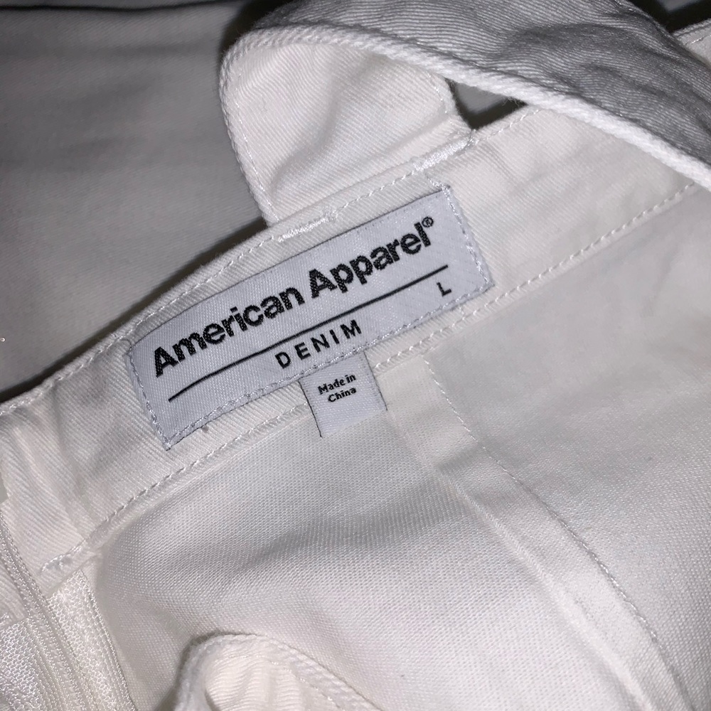American Apparel White Overalls/Jumpsuit - Picture 6 of 6